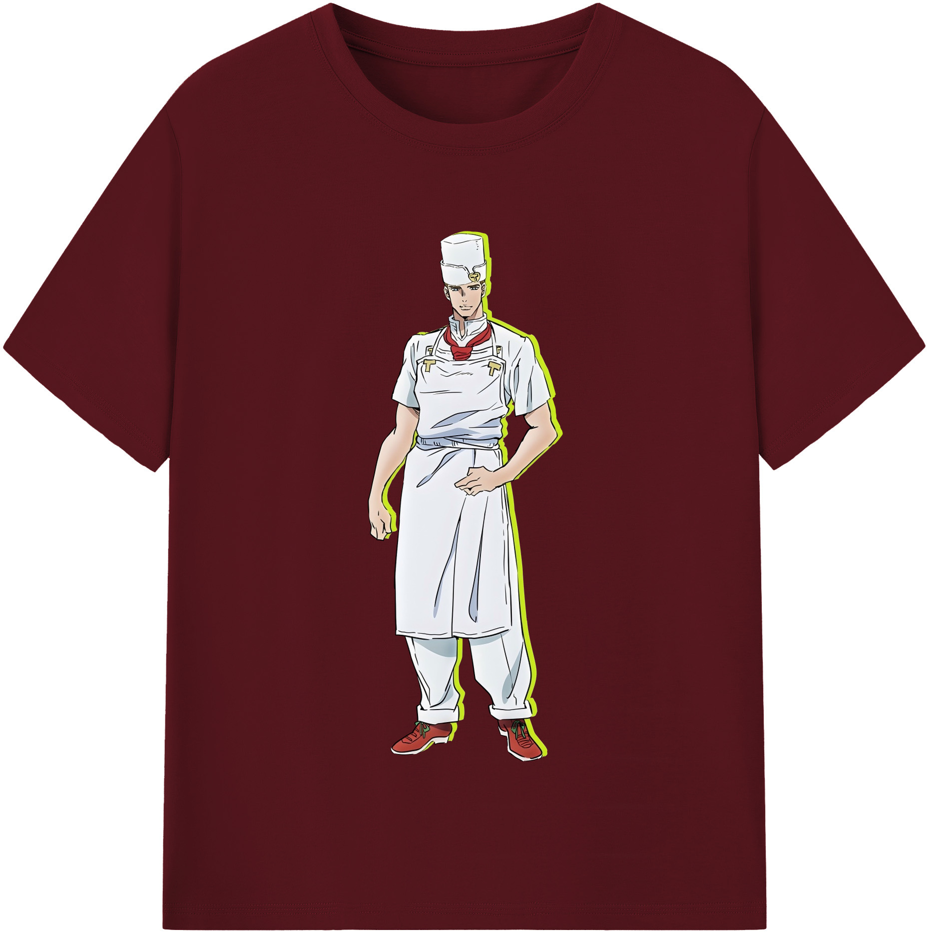 （画像用） ジョジョの奇妙な冒険 Tonio Trussardi JoJo's Bizarre Adventure トニオ?トラッサルディ 綿100％半袖Tシャツ（フロントプリント）